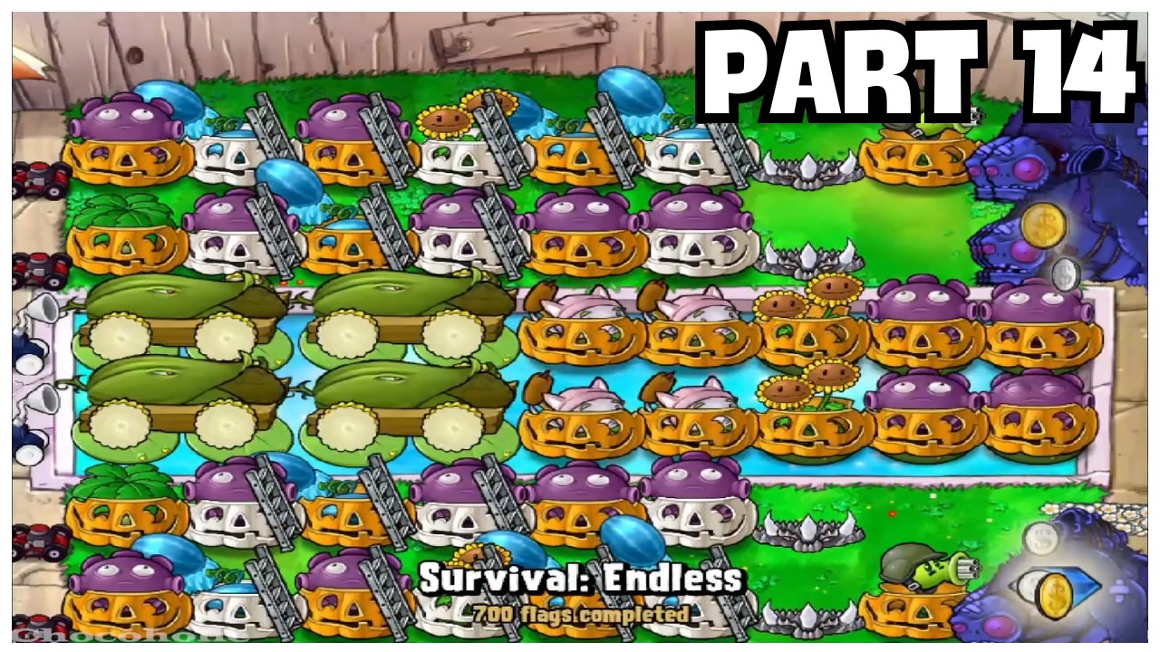 Plants Vs. Zombies: Survival Endless Gameplay – Part 14 | Flags 650 – 700