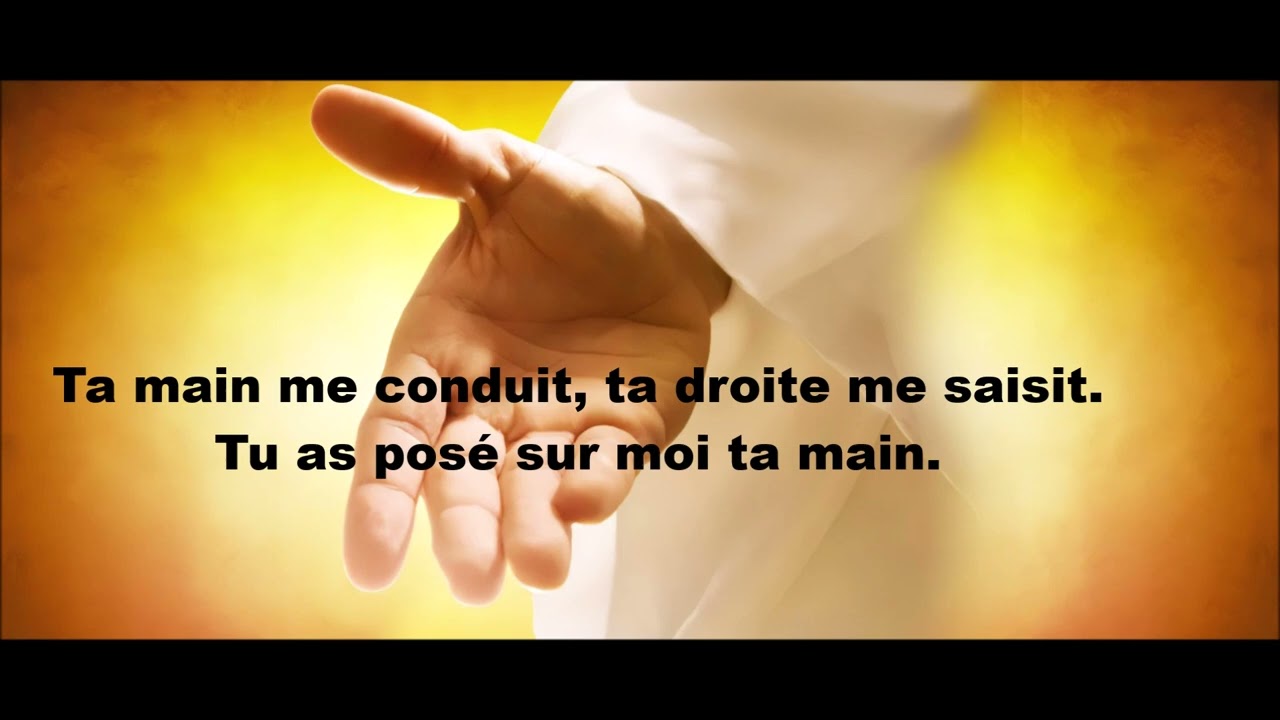 Ta main me conduit