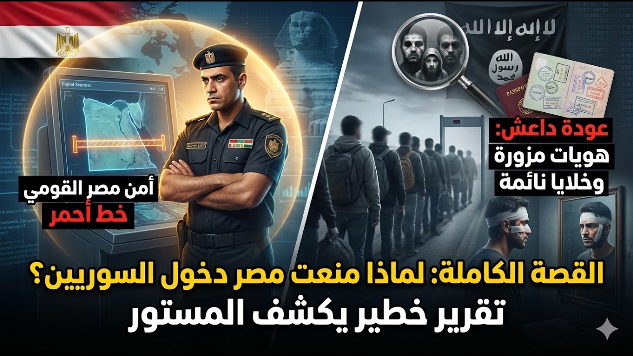تقرير خطير يكشف لماذا منعت مصر دخول السوريين ؟وما علاقة دا عش بهذا الأمر