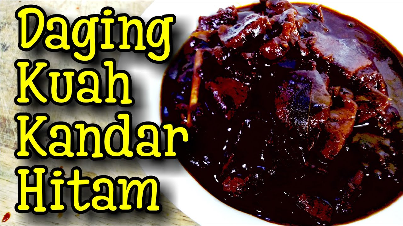 Daging Masak Kuah Kandar Hitam | sejibik rasa kuah hitam kat kedai mamak tu