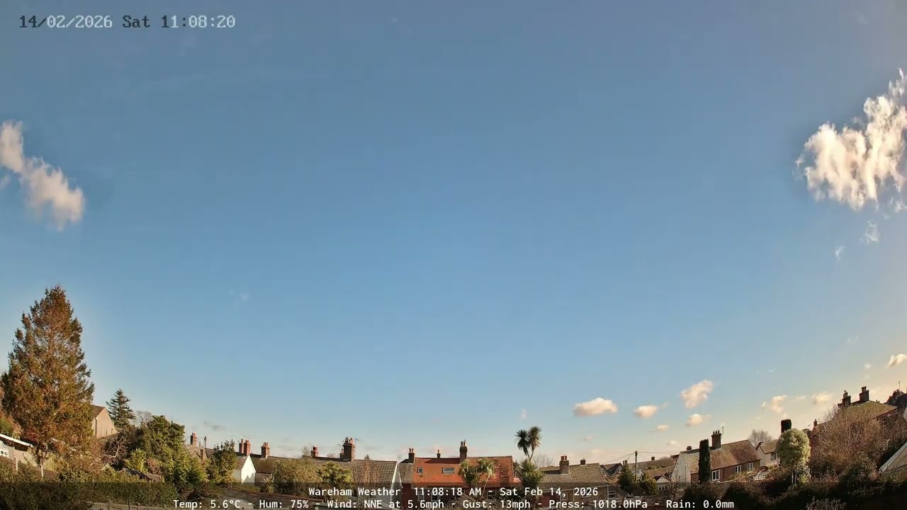 Wareham - Daily Time-lapse - 14/02/2026 💘
