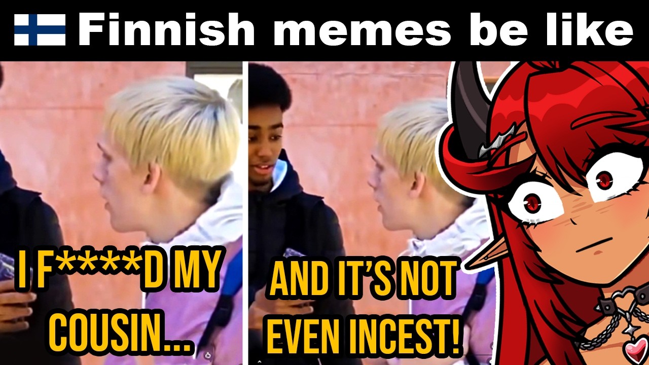 EUROPEAN VTUBER Reacts to FINNISH MEMES 🧖&zwj;♂️