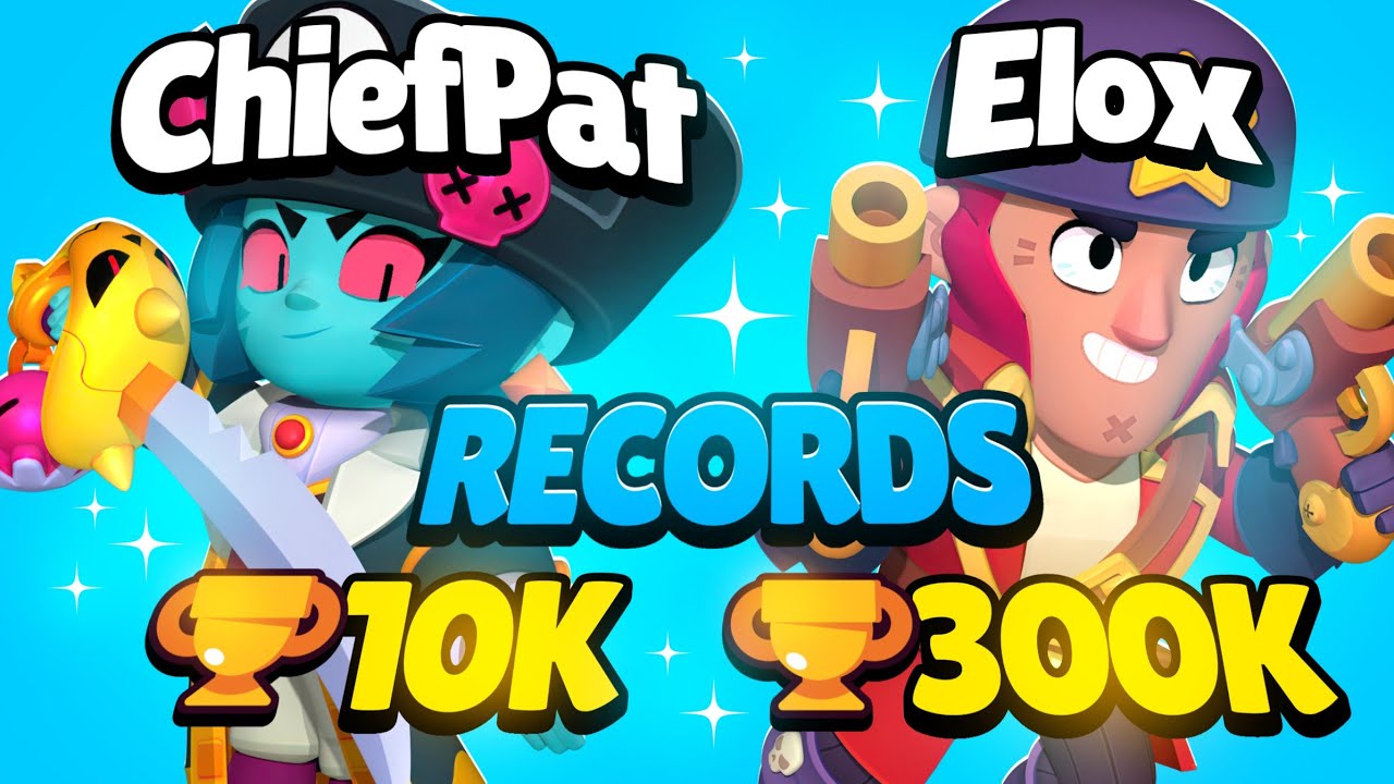 Рекорды по всем трофеям (10К - 300К) 🔥 #brawlstars #viral #fyp #рекорд #трофеи #кубки