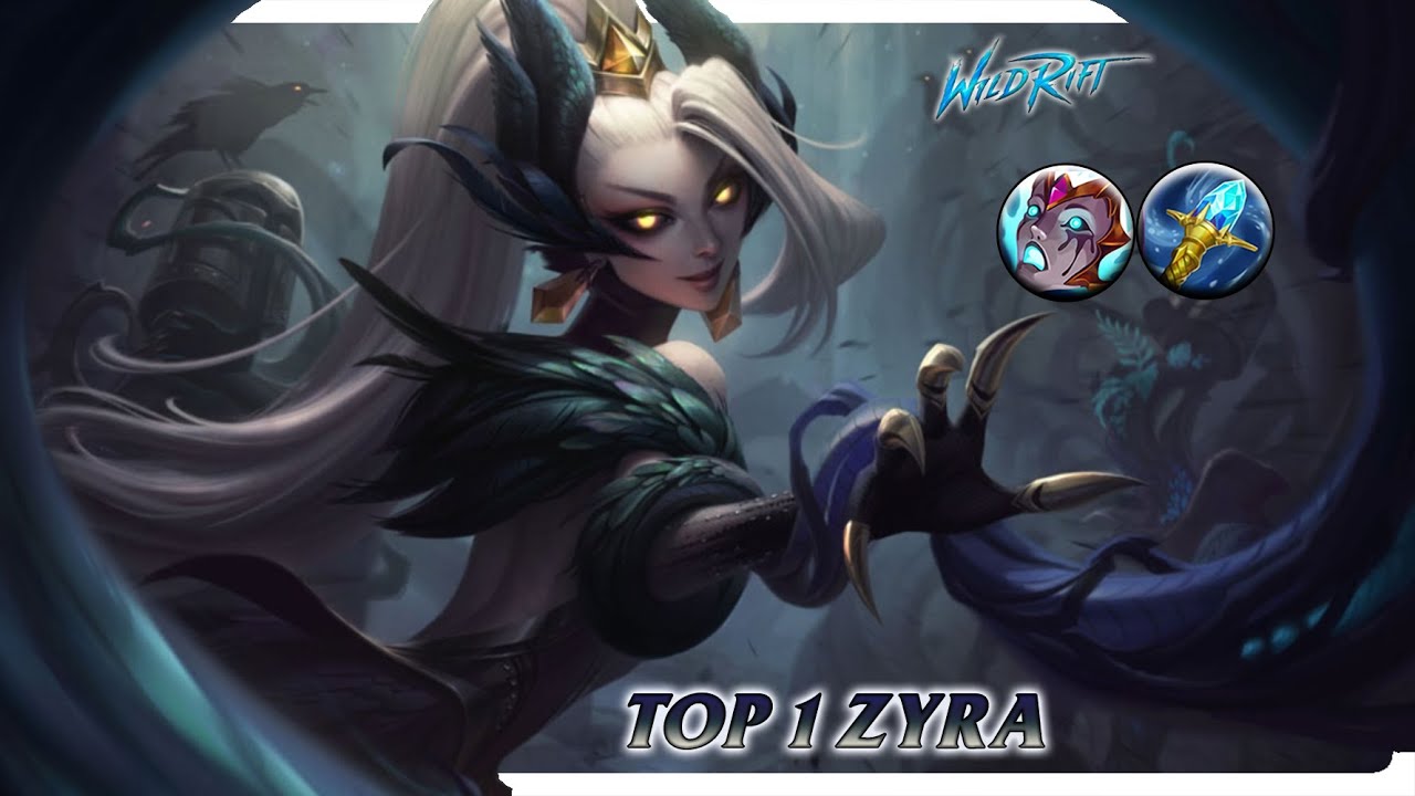 Wild Rift ZYRA - TOP 1 Coven Zyra S13 Ranked Gameplay + Build