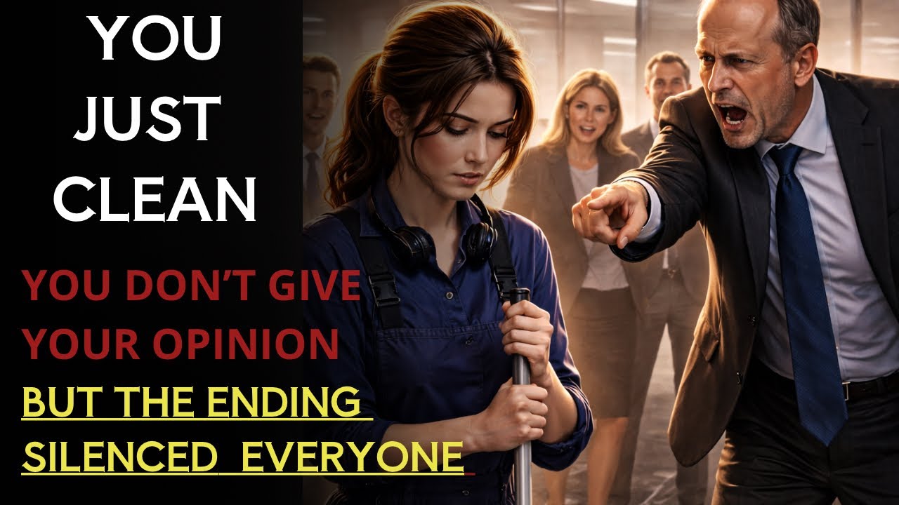 “You just clean! You Don’t give your opinion”. But the ending silenced everyone! 