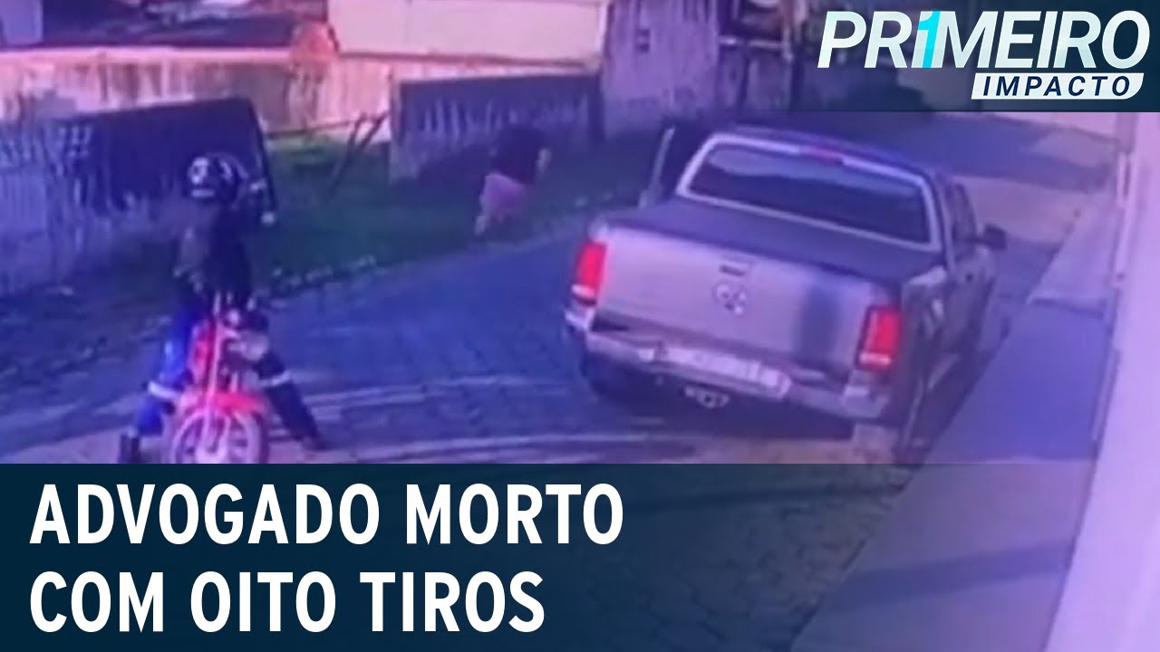 Advogado é morto, na porta de casa, com oito tiros | Primeiro Impacto (04/05/23)