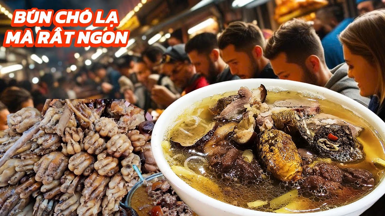 Đỉnh Cao Bún Thịt Chó Khiến Dân Nhậu Phát Sốt – Món Này Có Gì Mà Ai Cũng Phả Đến Ăn