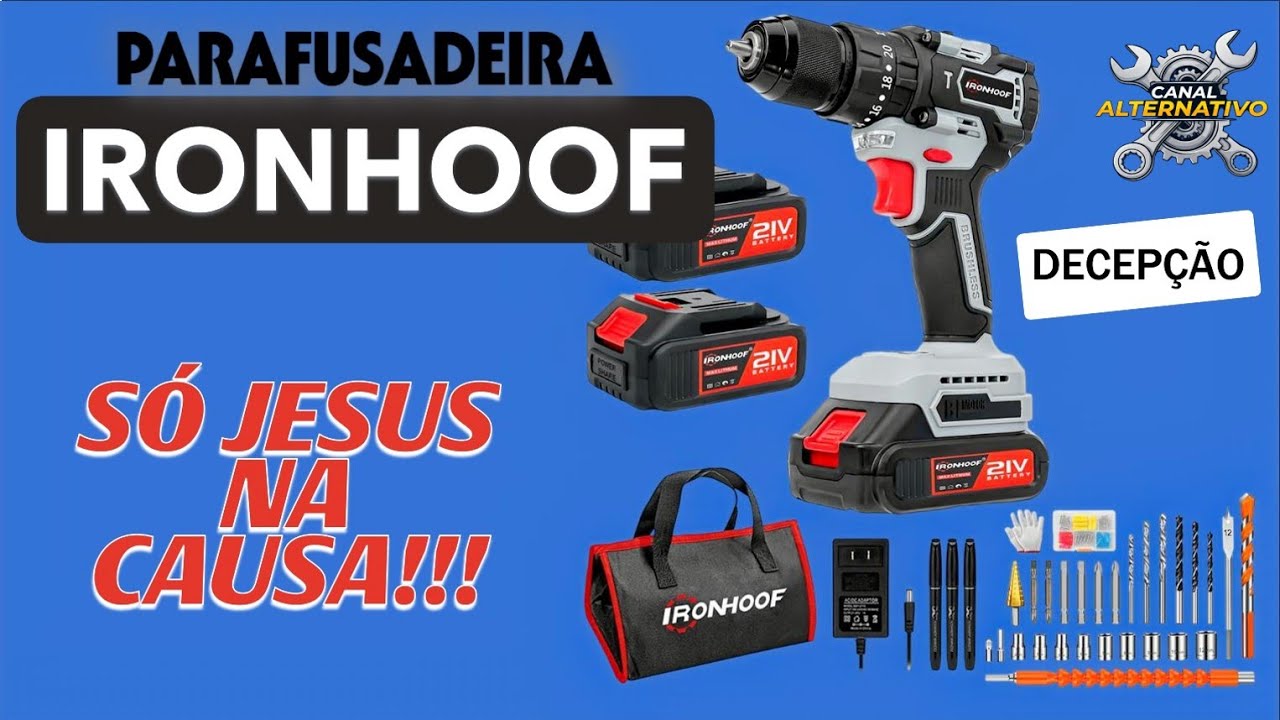 PARAFUSADEIRA IRONHOOF - DESISTO!!!