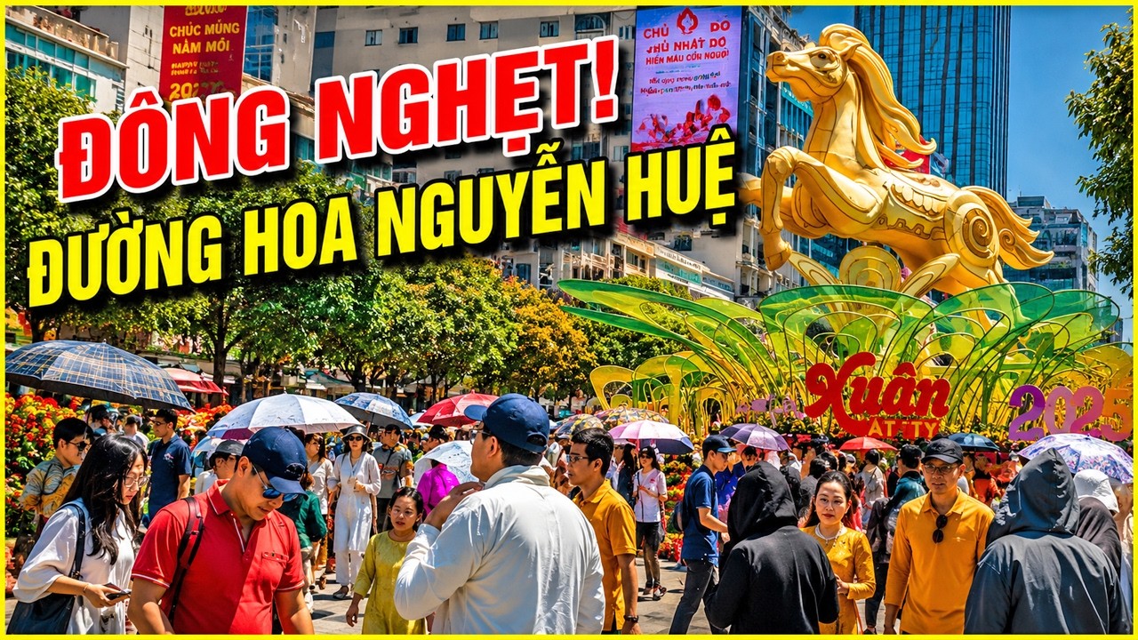 Đường Hoa Nguyễn Huệ Tết 2026 Có Gì Mới? Đông Khủng Khiếp!