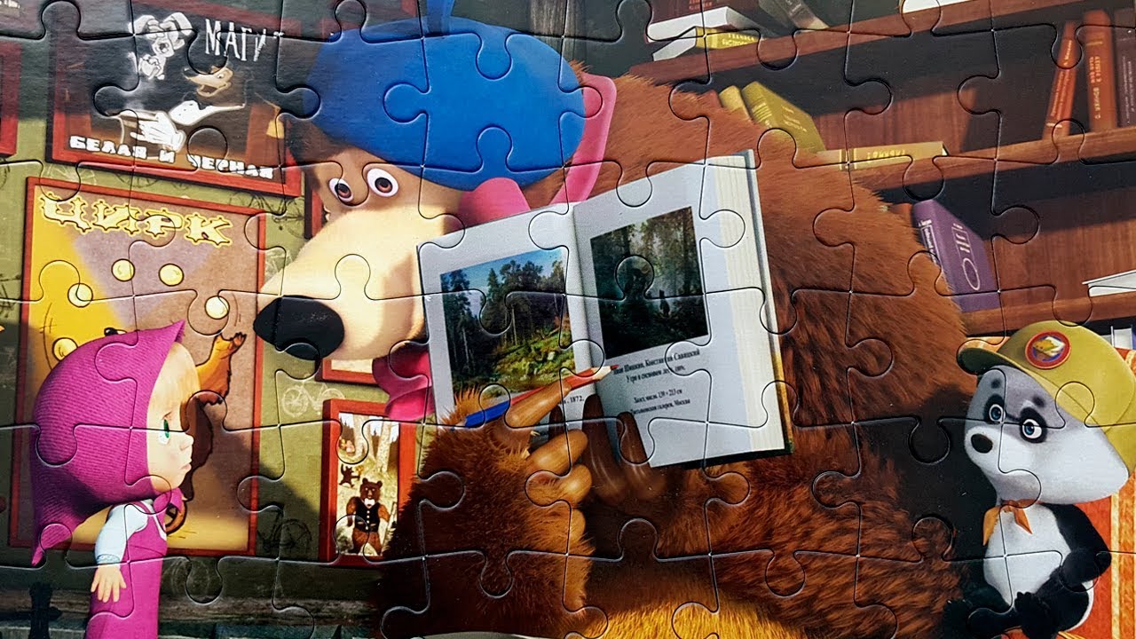 PUZZLE Masha y el Oso Puzzles Video for Kids Puzzles Clementoni MASHA and The BEAR Jigsaw Puzzle