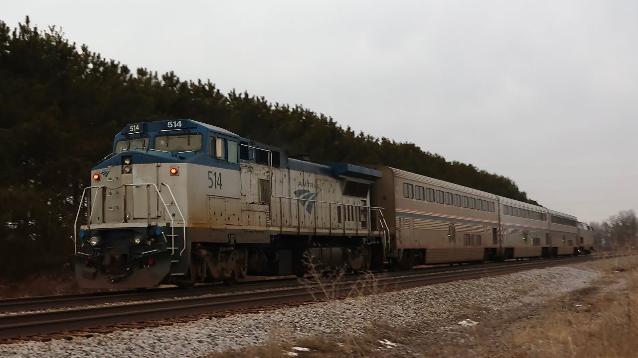 High Speed Amtrak and CPKC Trains! Amtrak #1333 Borealis & CPKC 541 Around Columbus, WI