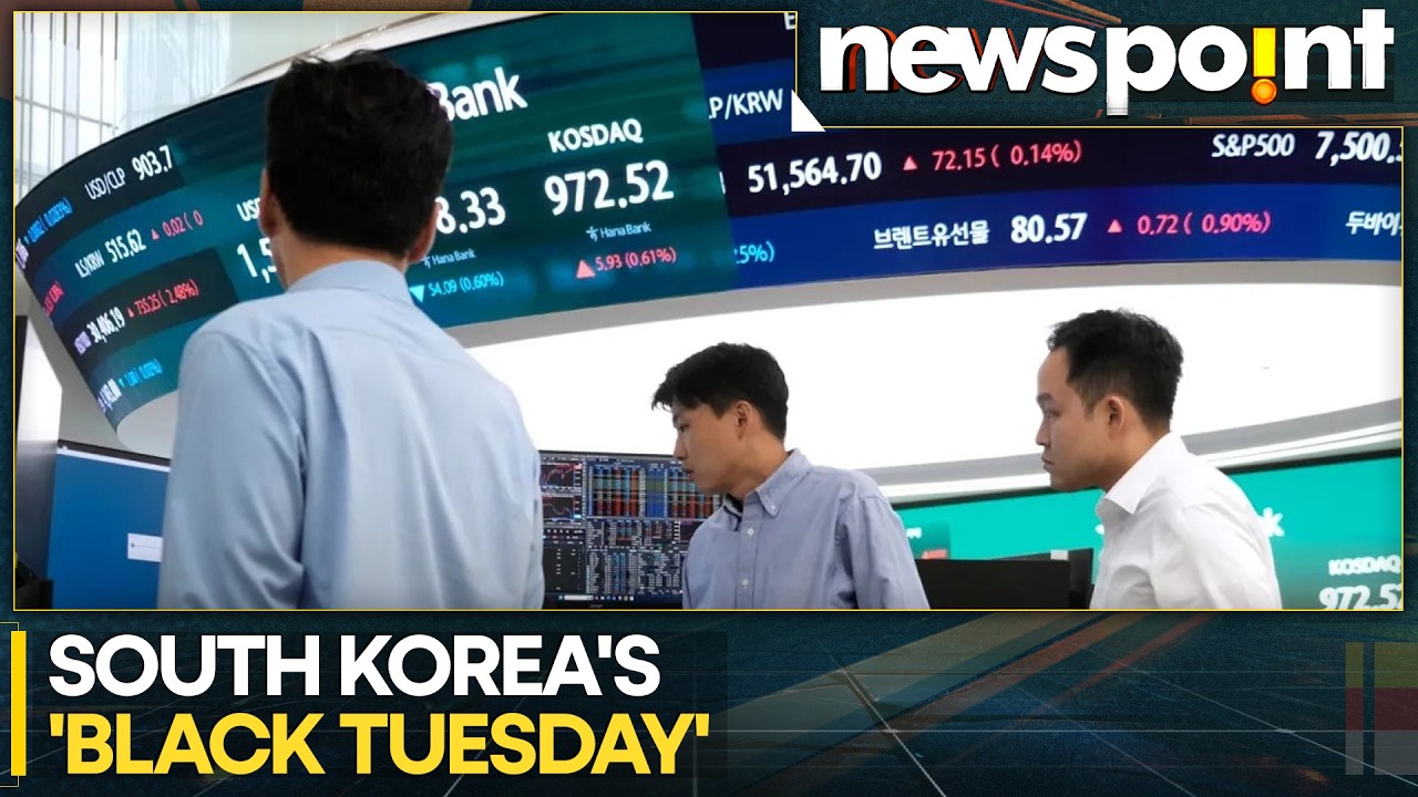 South Korea's 'Black Tuesday': Why the KOSPI Suffered a Historic Stock Market Crash | Newspoint