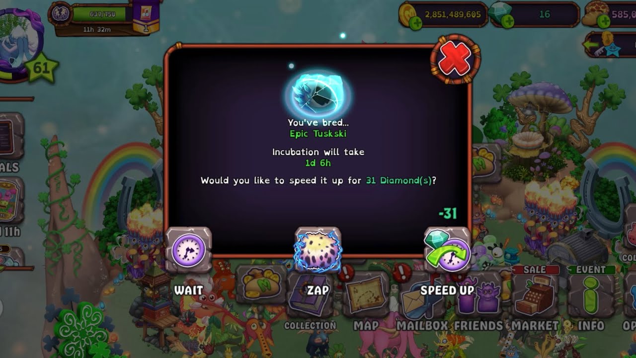 How To Breed Epic Tuskski On Faerie Island