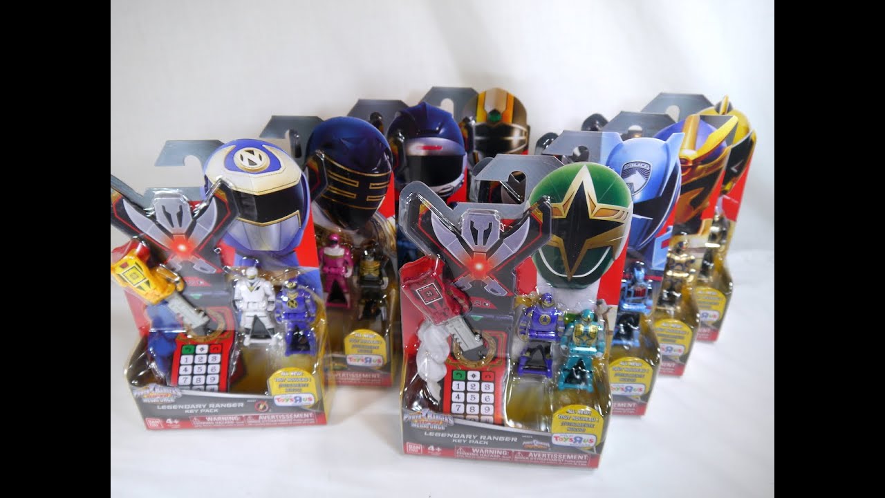 Review: 2015 Legendary Ranger Key Packs Wave 1(Power Rangers Super Megaforce)
