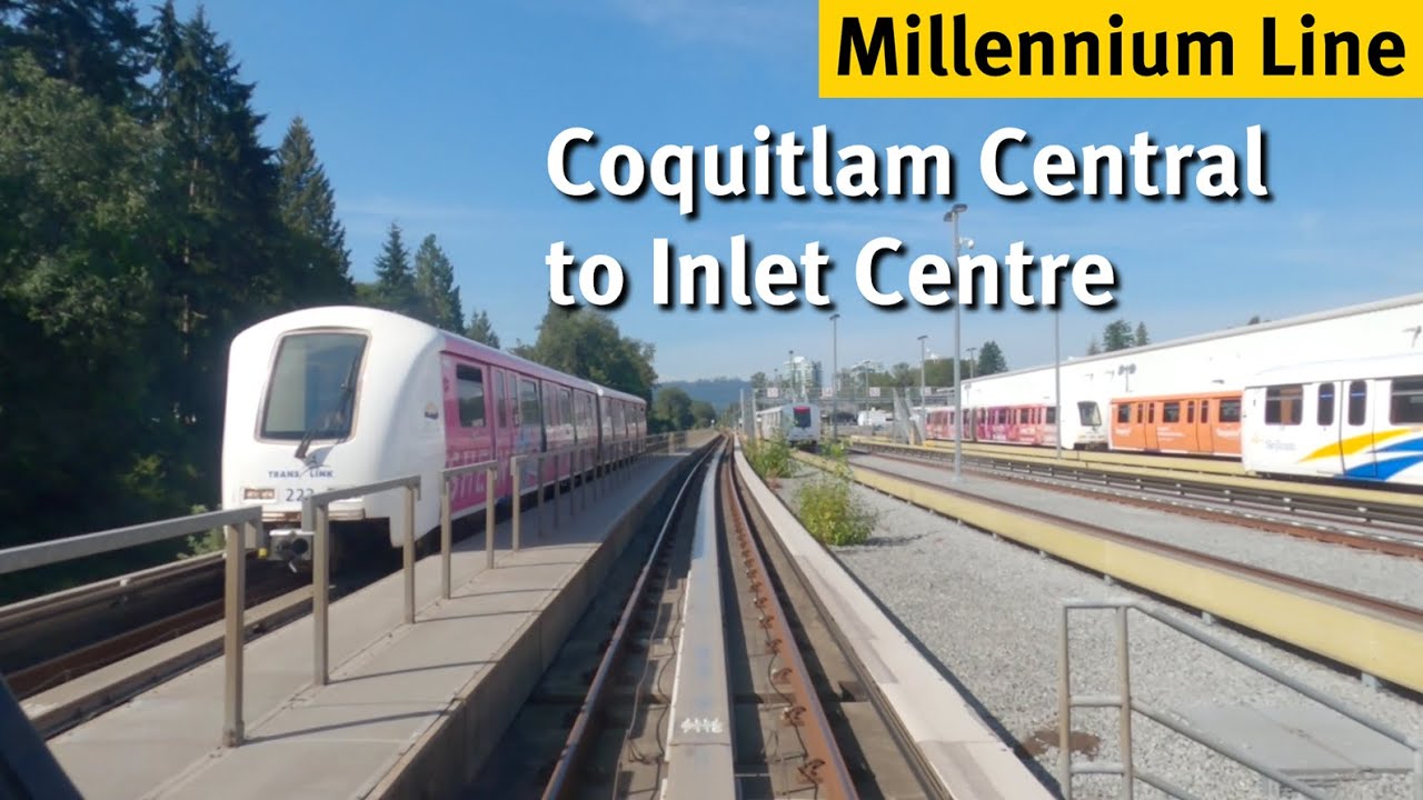 Vancouver SkyTrain - Coquitlam Central to Inlet Centre [Millennium Line] | Station-to-Station Ride