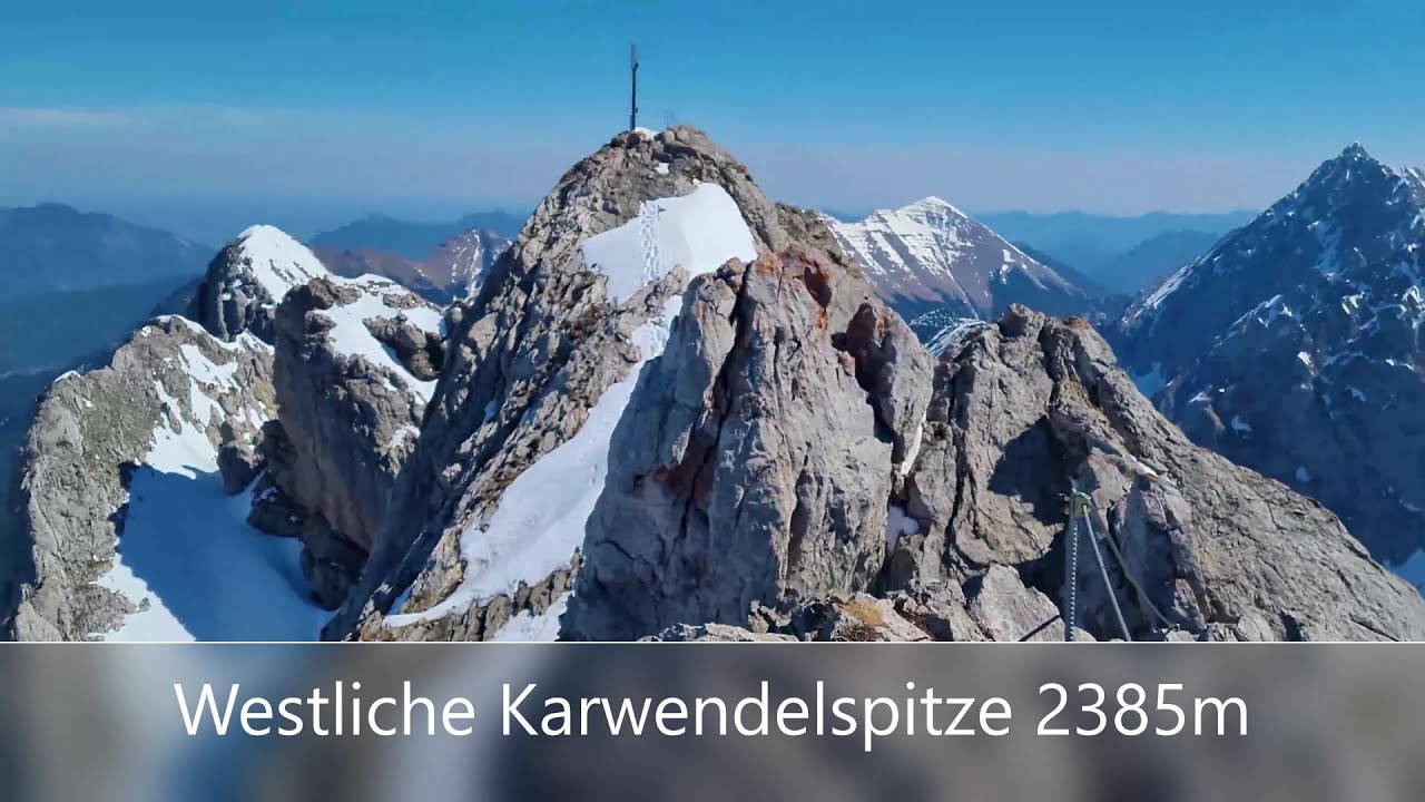 Westliche Karwendelspitze 2385m | C/D Klettersteig | Mittenwald | Karwendel