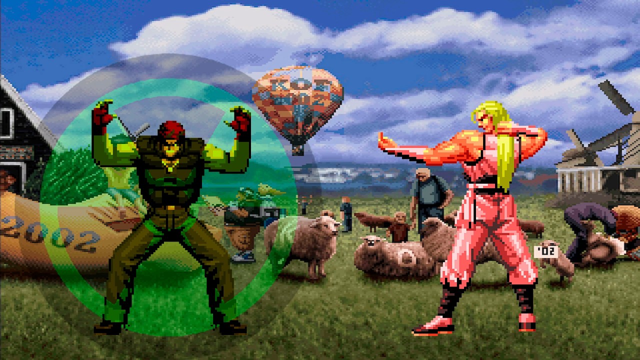 [KOF Mugen] Команда Ральфа Джонса против команды Энди Богарда