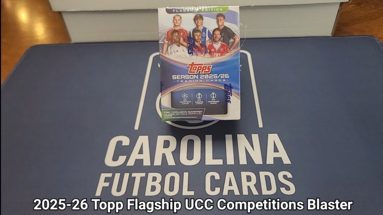 Распаковка коллекционной коробки Topps UEFA Club Competitions Blaster Box 2025-26 | Невероятный I...