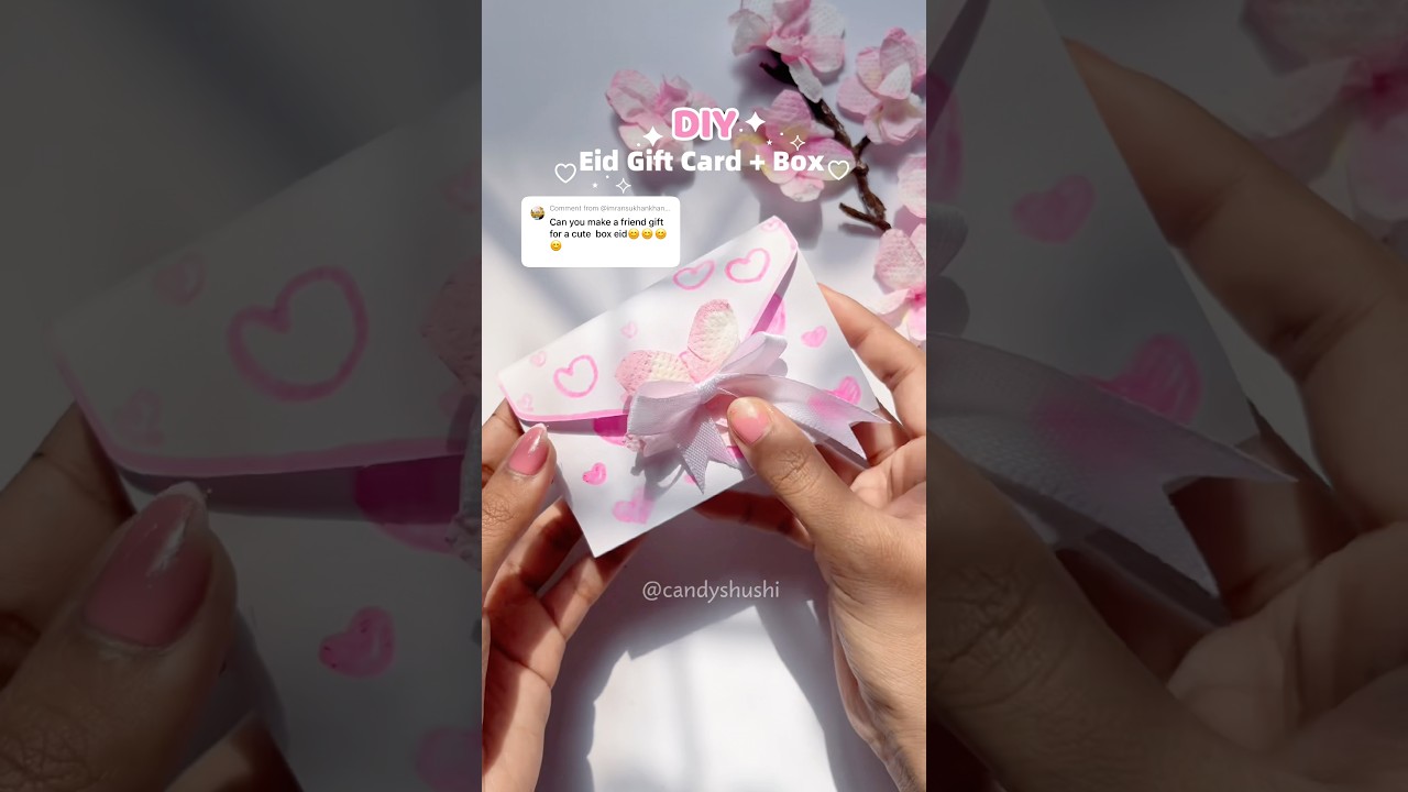 DIY Eid Gift Box🌙💞😱 #art #craft #shorts #viral