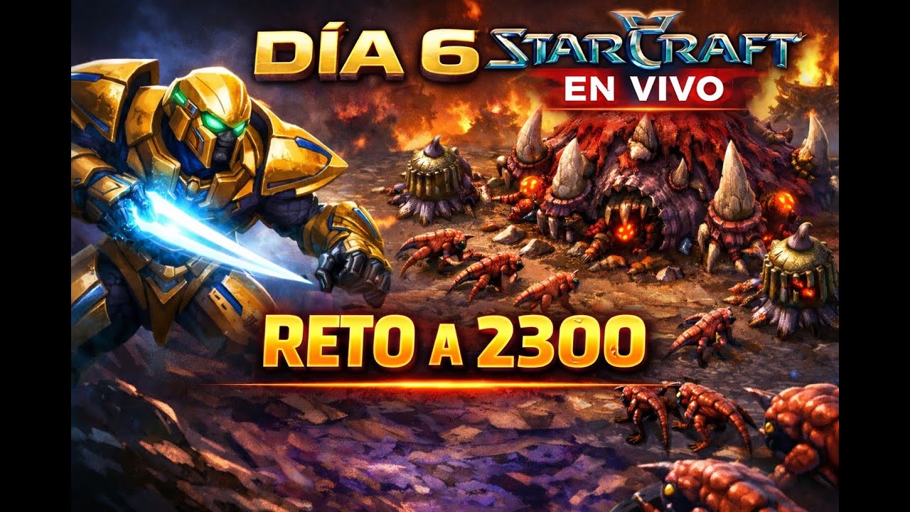 🔴 Día 6 | Ayer fue un traspié, hoy remontamos | StarCraft BW en vivo |Ladder | 6/365