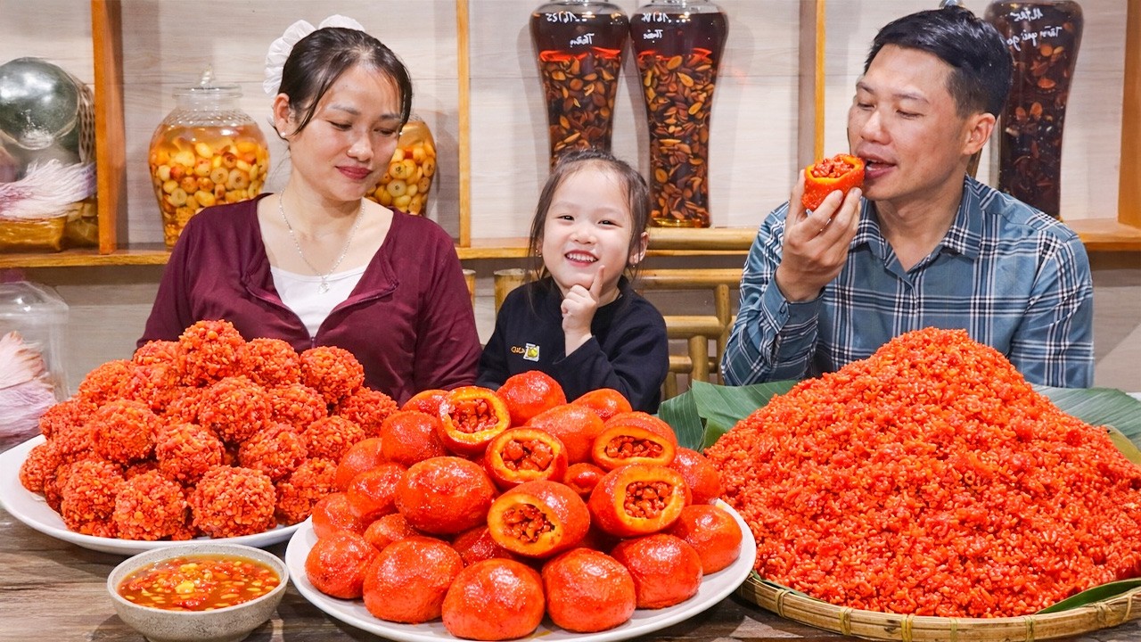 The Process of Making Everything with Gac fruit | Ancient Traditional Recipes | Ly Phuc An