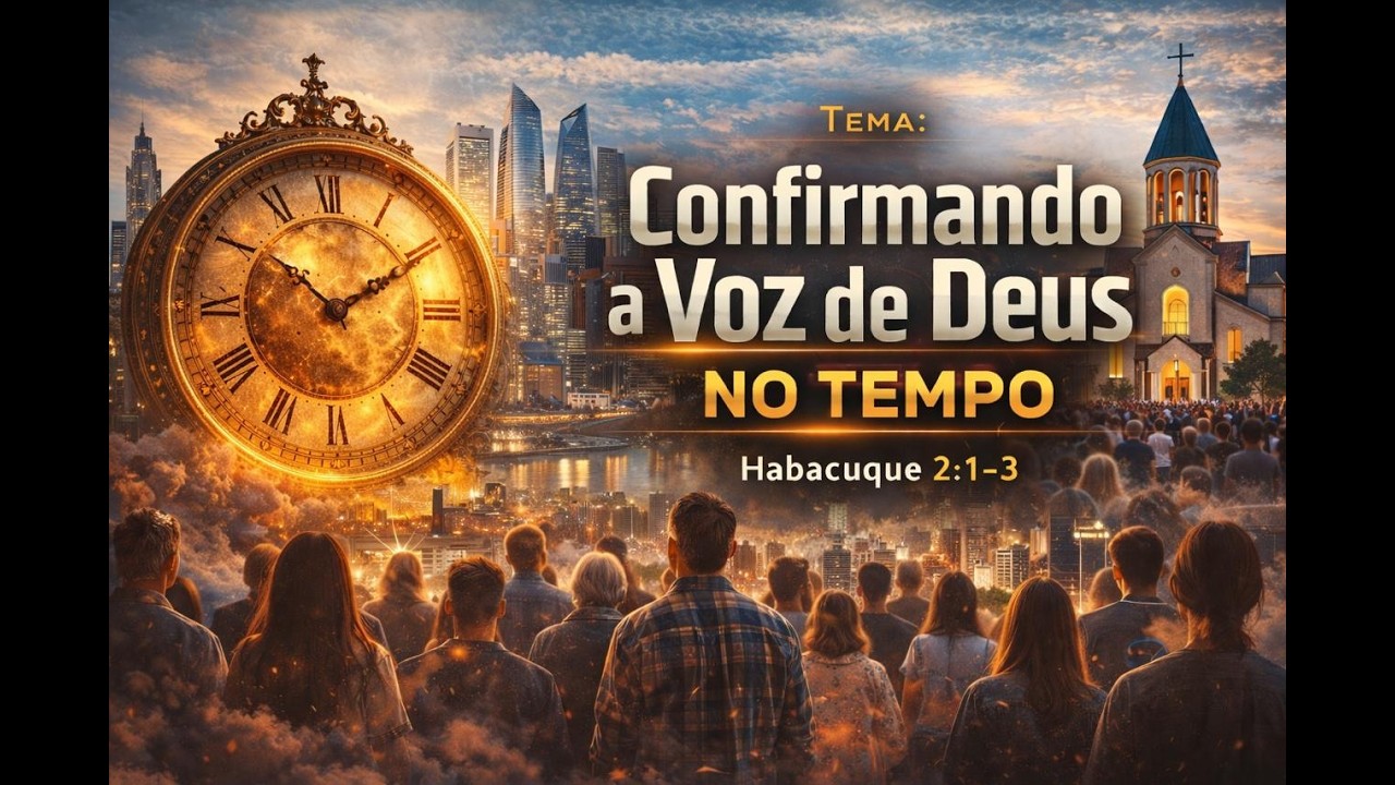 CONFIRMANDO A VOZ DE DEUS NO TEMPO - PR ROBERTO BRAZ