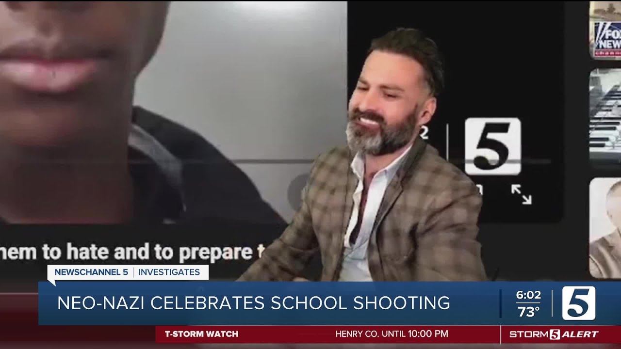 Neo Nazi responds to NC5's reporting, celebrates school shooting