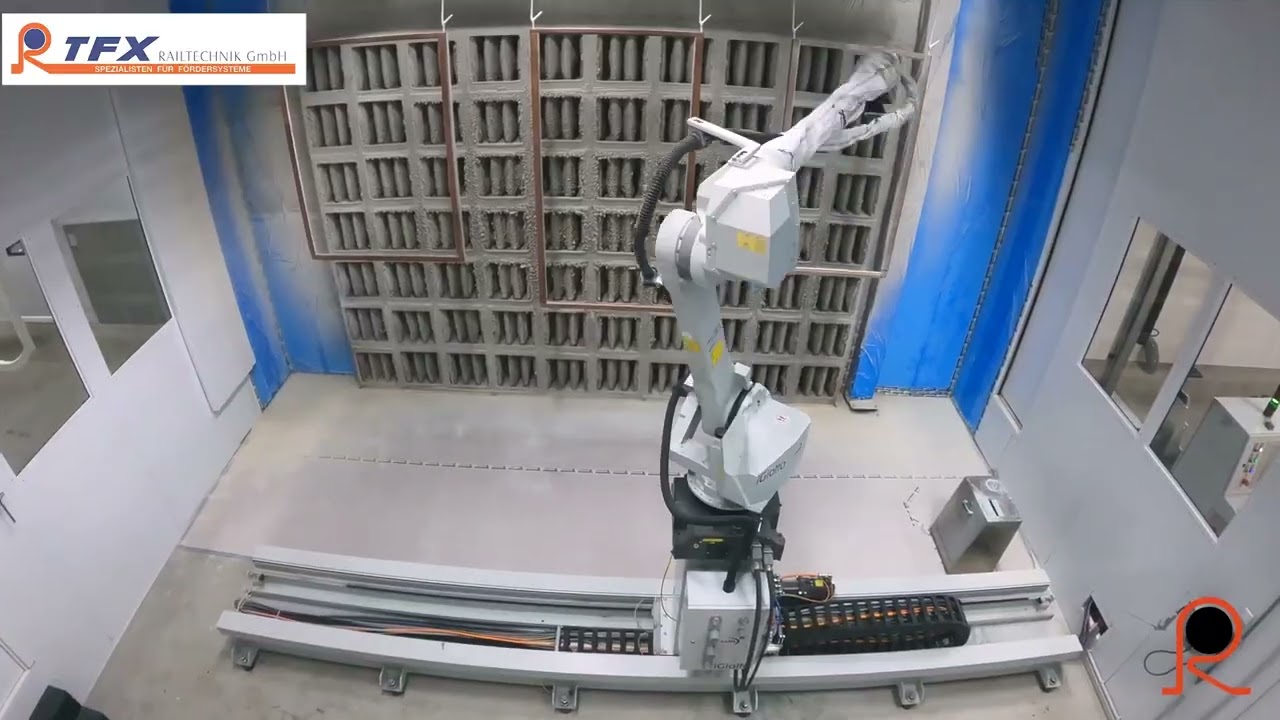 Fensterbau Spuitrobot Video
