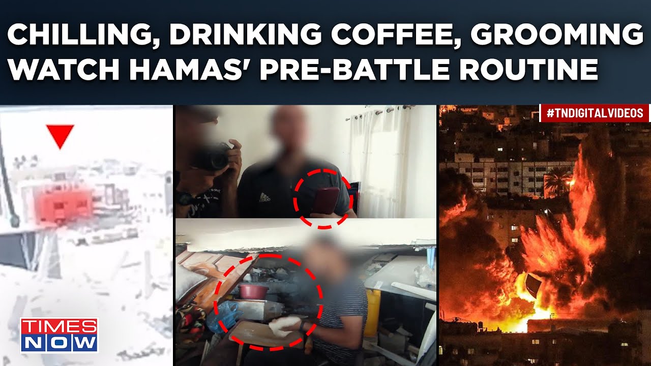 Gaza War: Watch Hamas' Pre-Battle Routine As Qassam Militants Drink Coffee, Groom Before Onslaught
