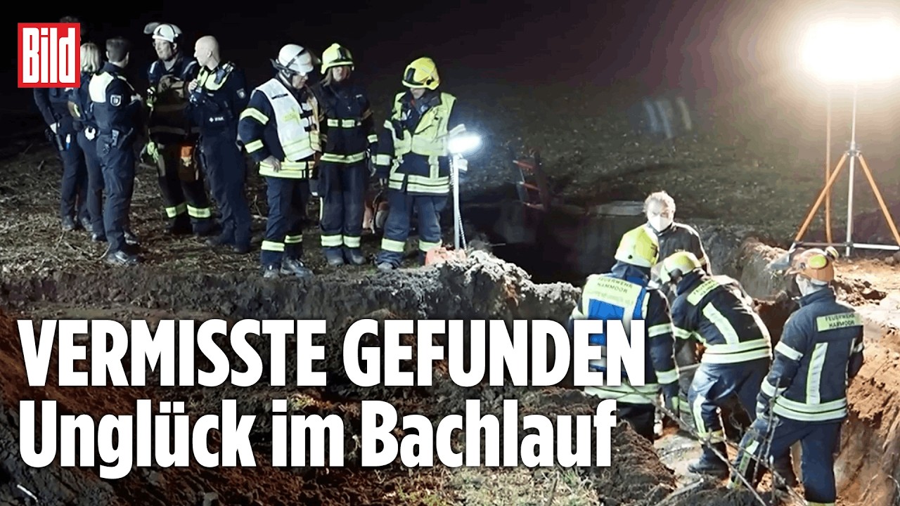 Tote Frau (64) in Bachschacht in Hammoor entdeckt – Hund ebenfalls tot