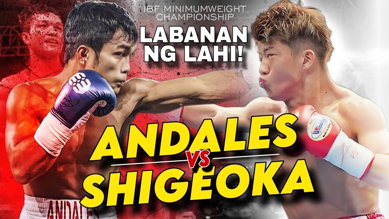 🥊LABANAN ng LAHI! Hari ng Samar ITUTUMBA ang Bagitong Kampeon! Andales vs Shigeoka Fight Highlights!