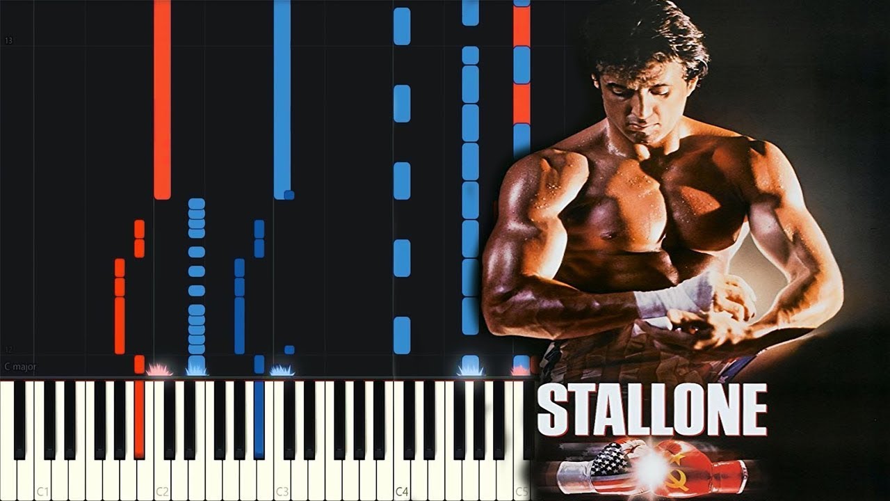 Rocky 4 Soundtrack [Impossible Piano Tutorial] (Synthesia)