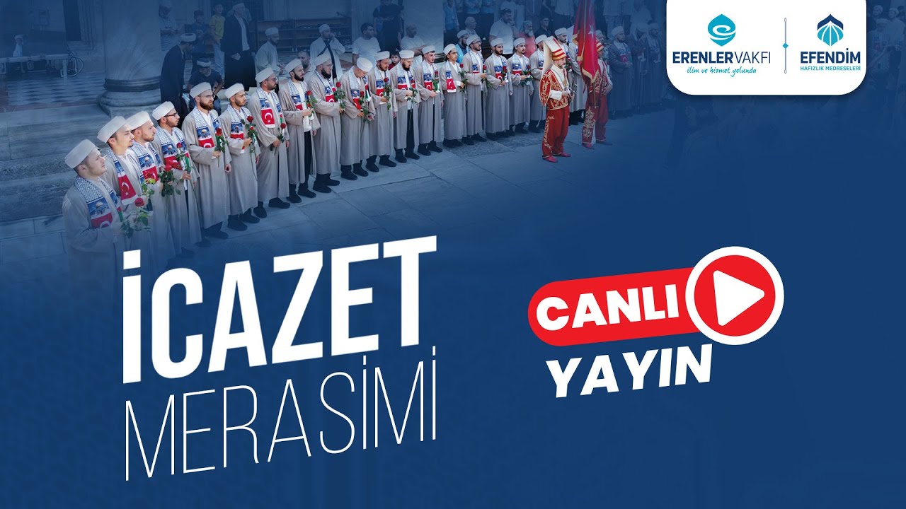 📡 CANLI | Erenler Vakfı'ndan Tarihi İcazet Töreni! - 19.09.2025