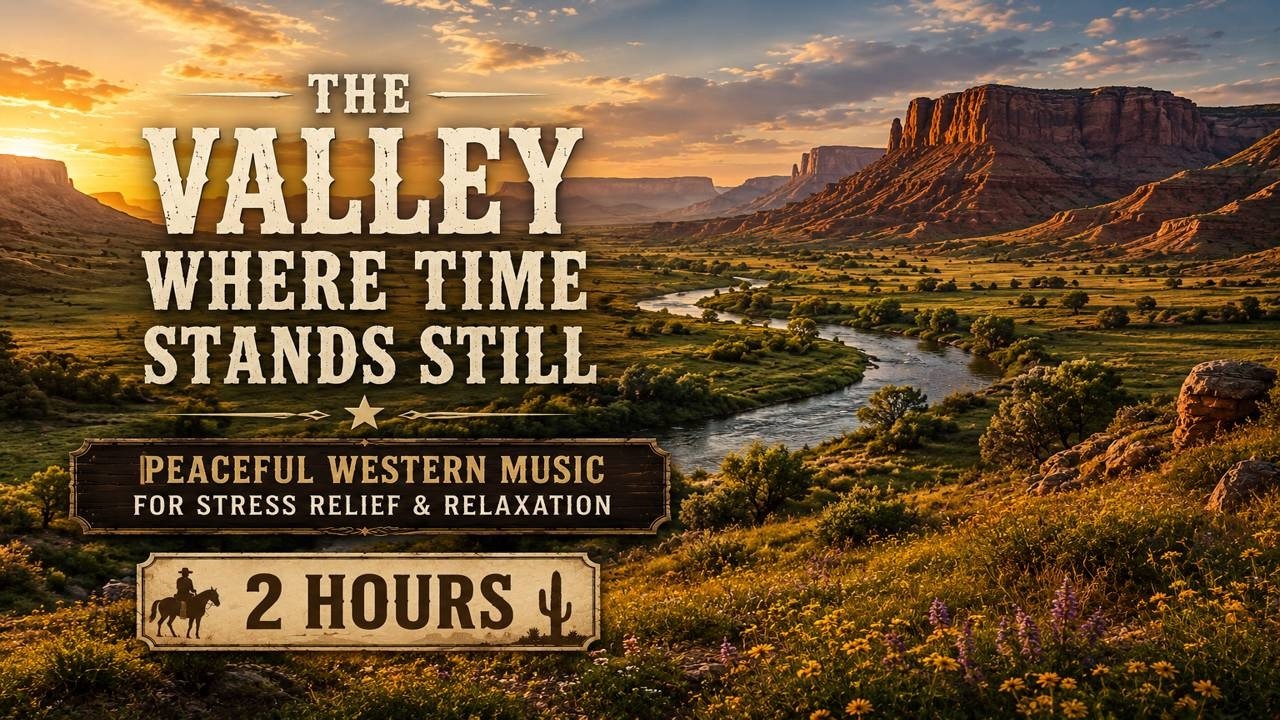 Peaceful Western Music for Stress Relief & Relaxation | Wide Open Plains Instrumentals | 2 Hours