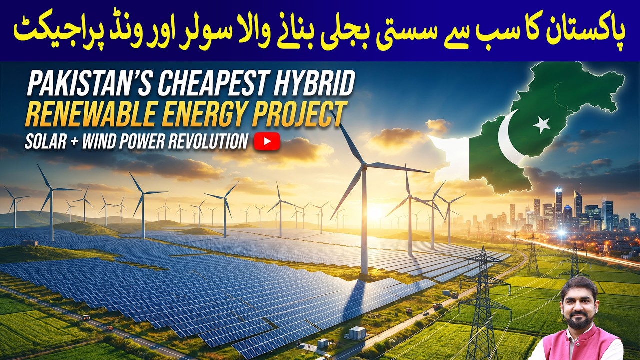 Pakistan's Cheapest Solar and Wind Power Project | Rich Pakistan