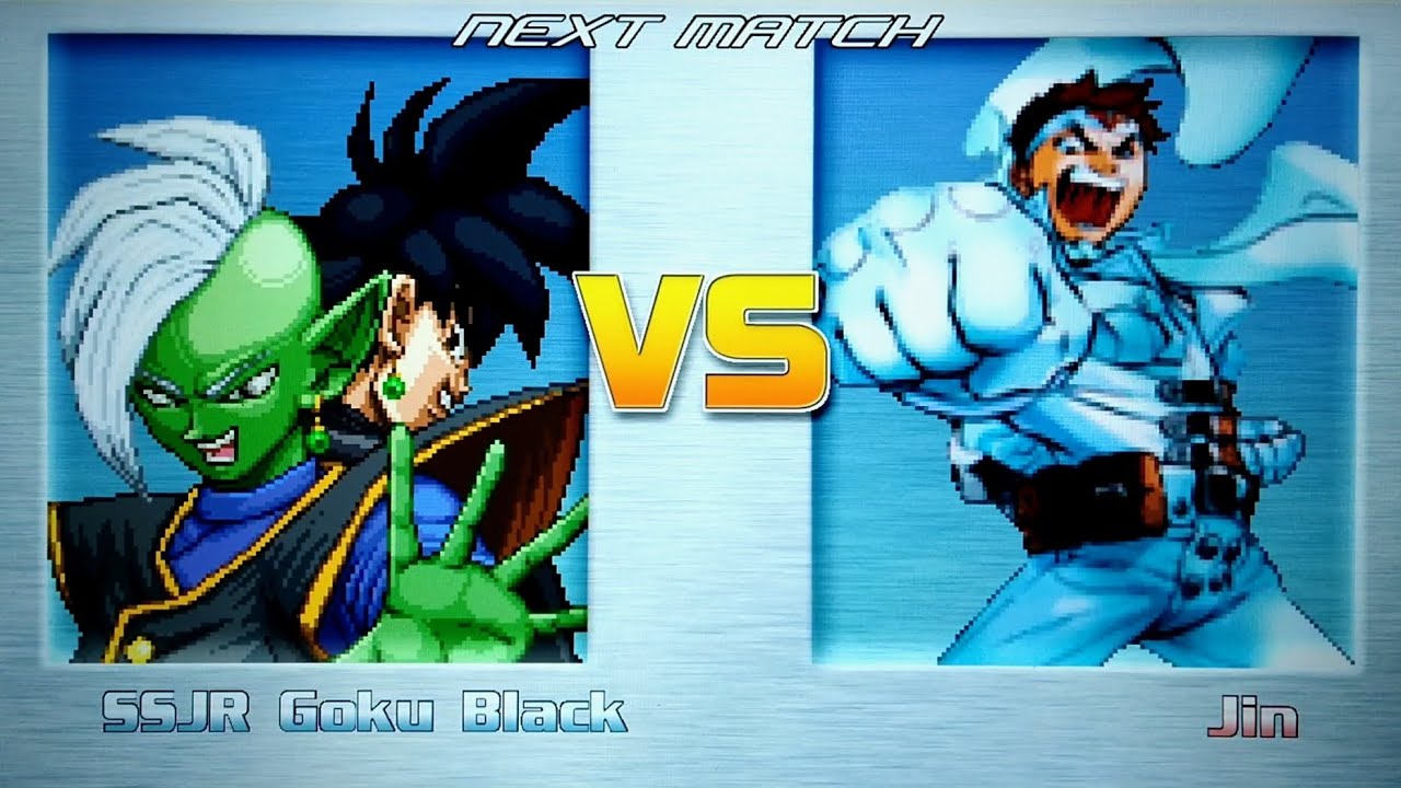 M.U.G.E.N: SSJR Goku Black Z2i VS Jin Saotome