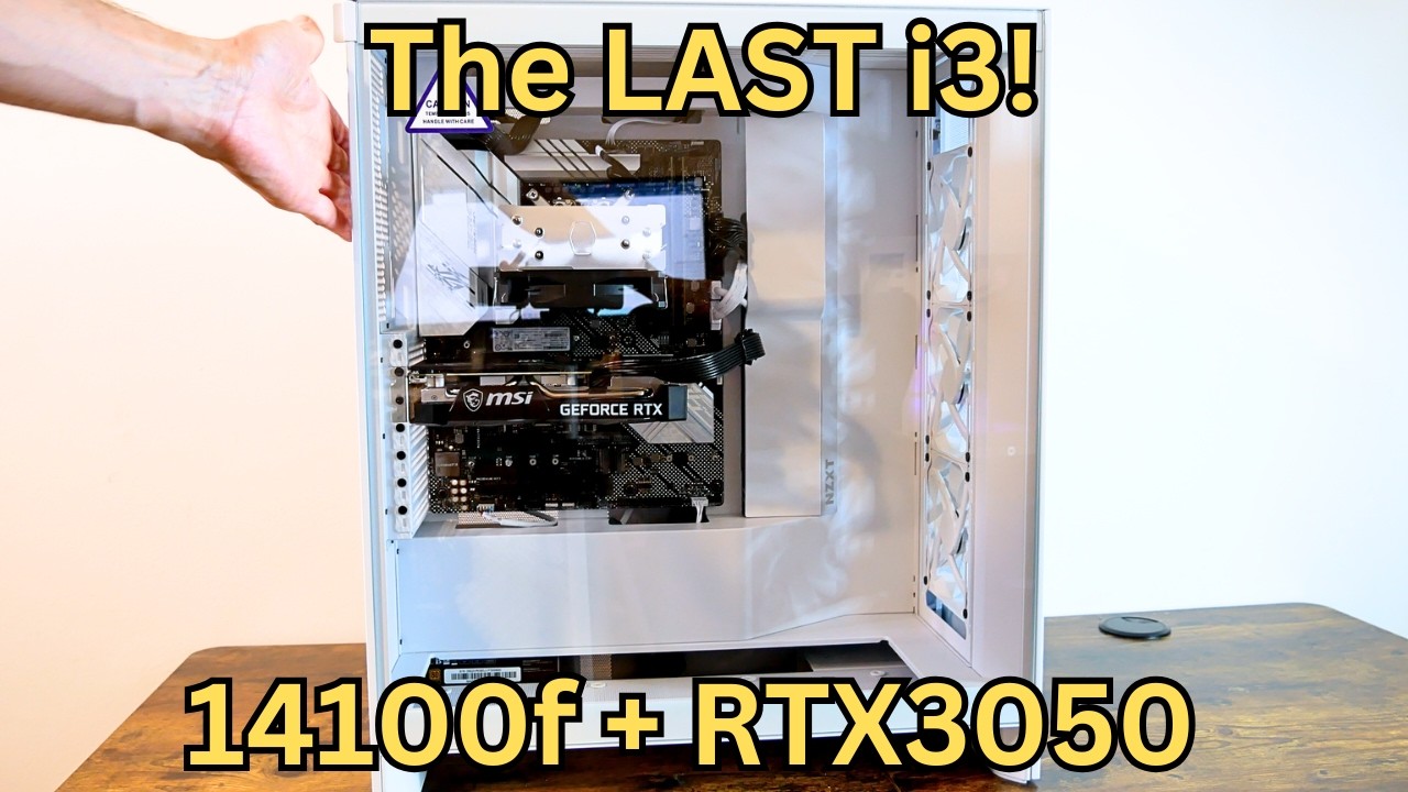 Последний процессор Intel i3! Бюджетный игровой ПК с i3-14100F + RTX 3050