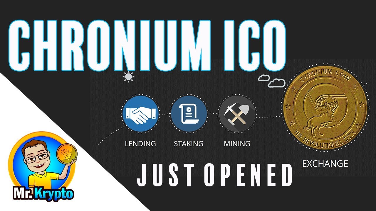 Chronium ICO JUST OPENED!!!  Includes a Lending Program!!