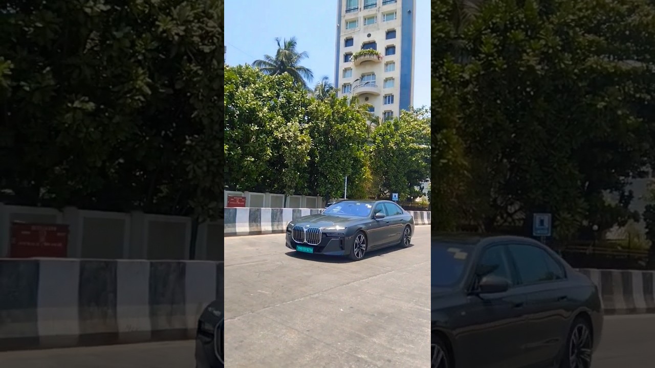 BMW i7 luxurious Car 😍#bmw #i7 #shorts #mumbai #car #cars #money #rich #india #viral #millionaire