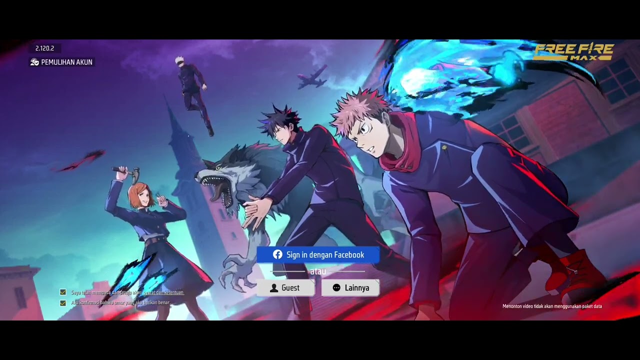 JUJUTSU KAISEN X FREE FIRE COLLABORATION THEME SONG 