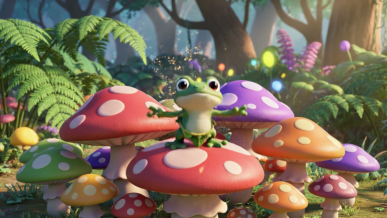 Mario Baby Toad Rodó por una Colina de Hojas | Canciones Infantiles y Rimas para Niños