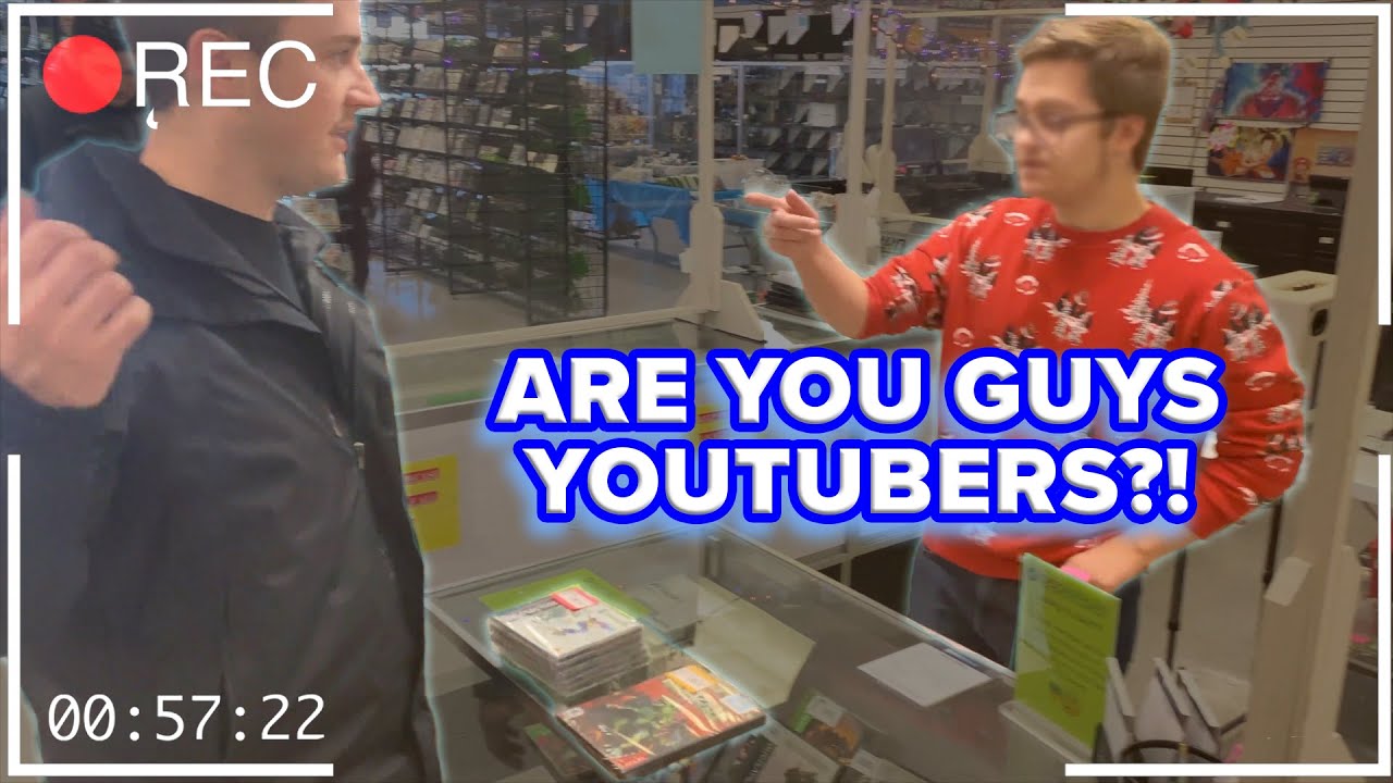 Game Store Employee Caught Us Filming...