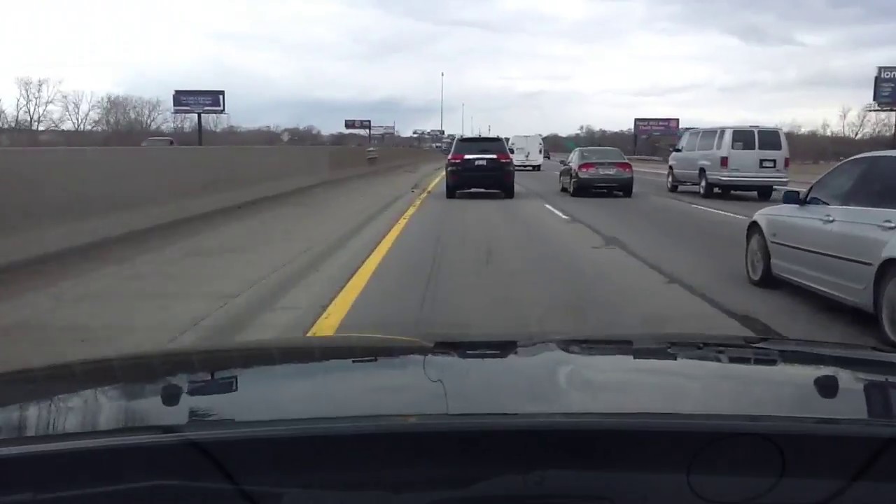 Driving through the Michigan highways