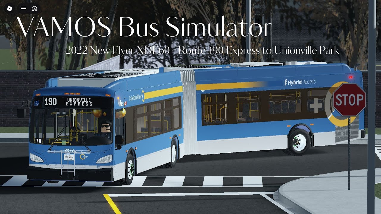VAMOS Bus Simulator (Caledonia) 2022 NFI XDE60 | 190 Unionville Park Express [First-Person POV]