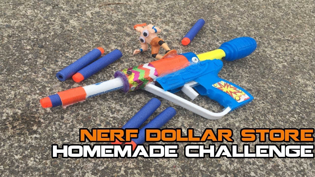 Greatest NERF Mod Challenge: Homemade Dollar Store Snap Pistol | Walcom S7