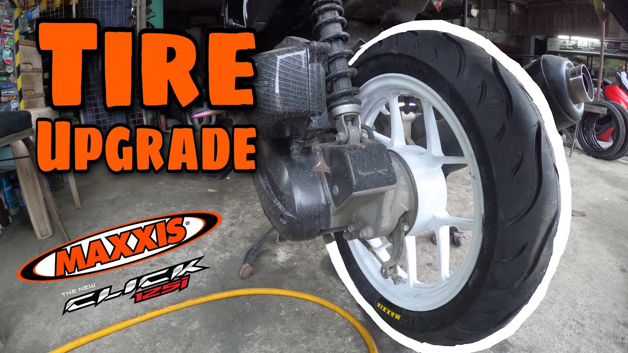 MAGANDANG GULONG PARA SA HONDA CLICK125i | MAXXIS TIRE | TIRE UPGRADE
