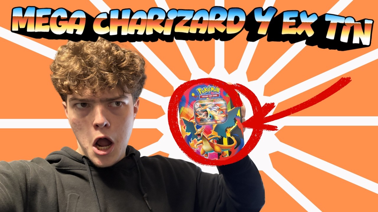 Mega Charizard Y Ex Tin Opening!
