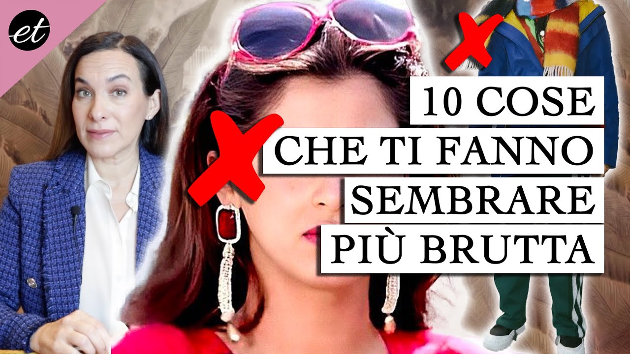 10 ERRORI che ti fanno sembrare PIÙ BRUTTA