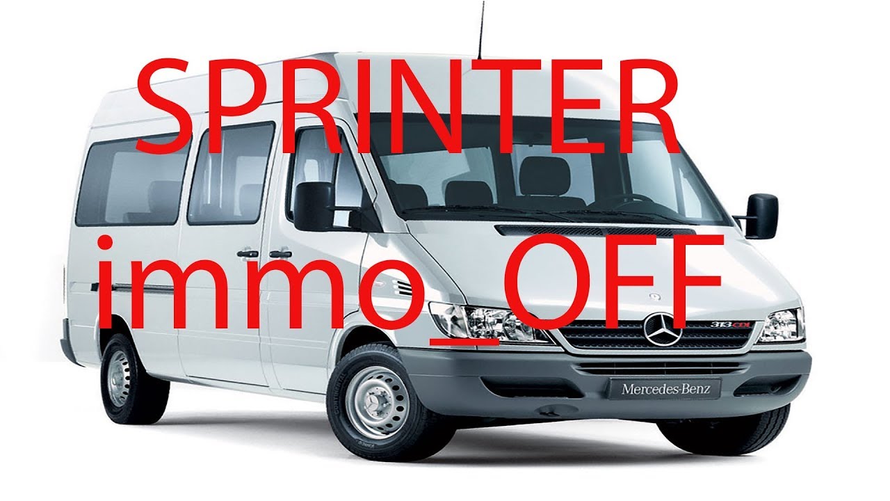 Отключить иммобилайзер Mercedes Sprinter CR1