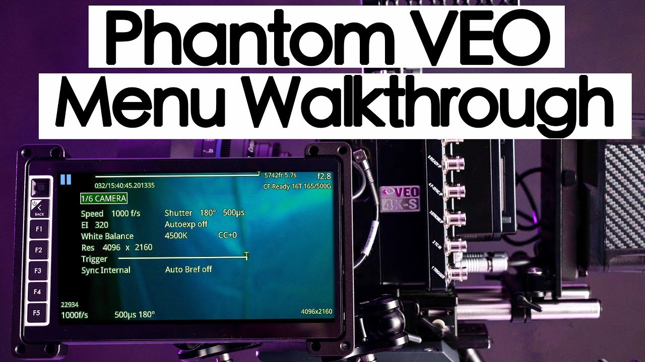 Phantom VEO 4k 990S - Menu Walkthrough